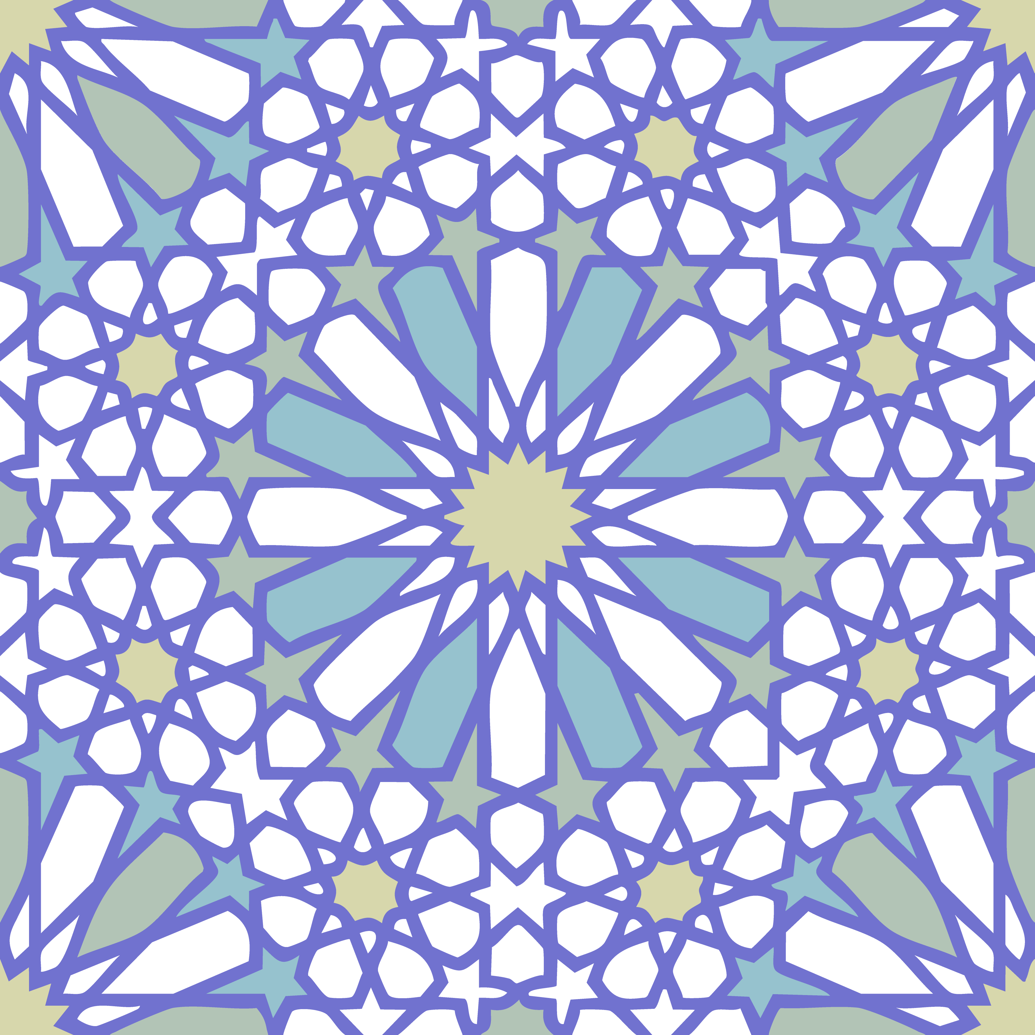 Alhambra Haven — Purple Blues