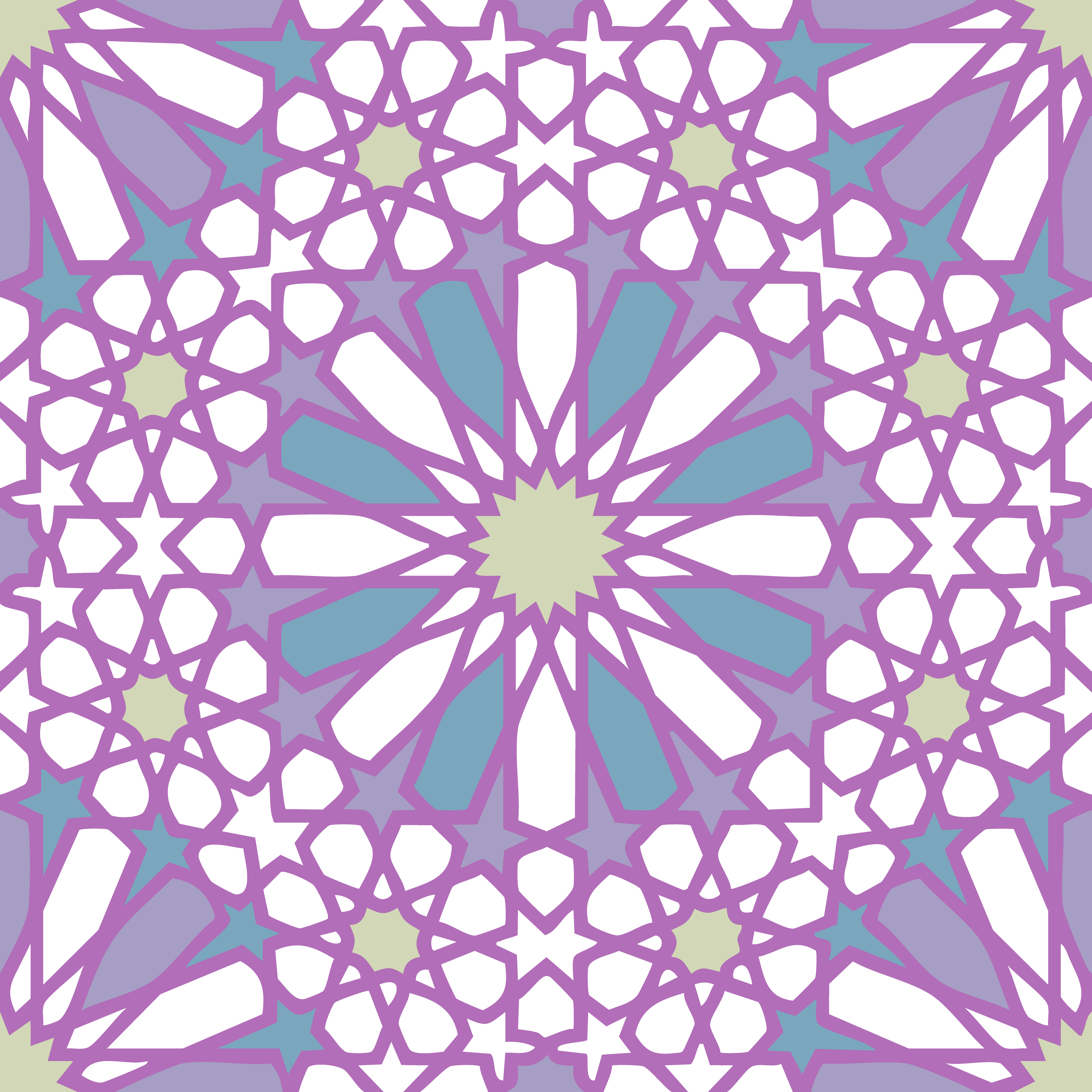 Alhambra Haven — Purple Teals