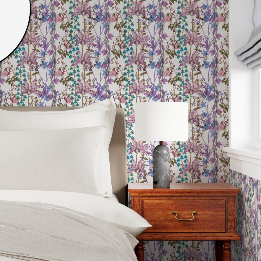 Wallpaper — Bedroom, closeup