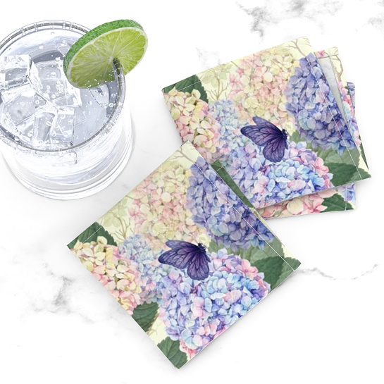 Lavender & Pink napkins