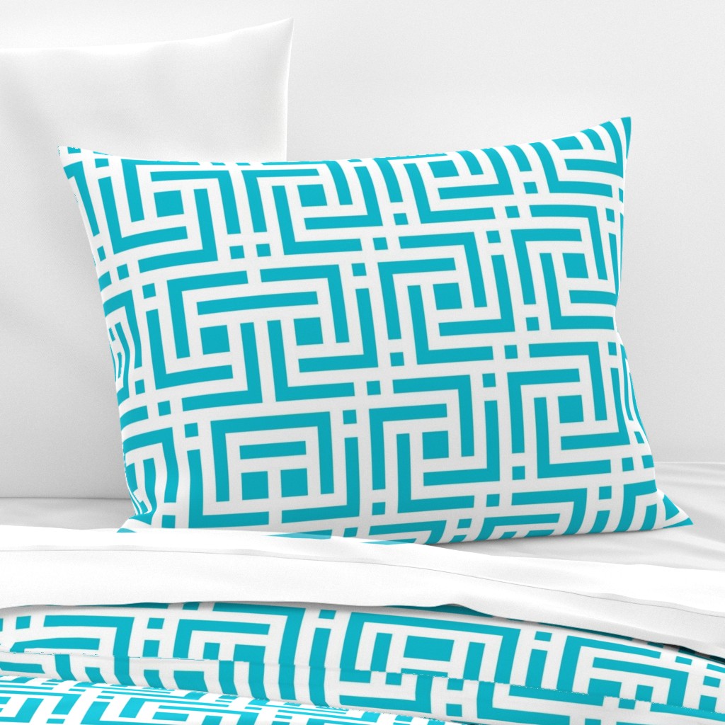 Cushion fabric in teal