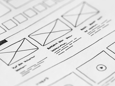 The importance of hand-sketched wireframes